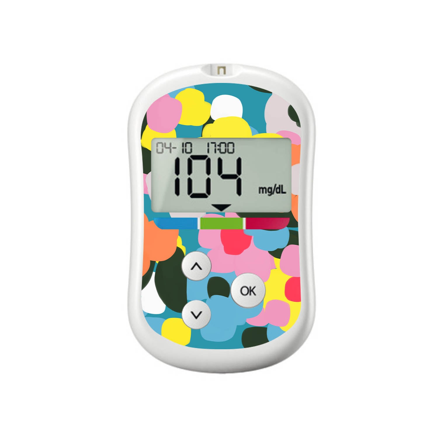 Vibrant Spring OneTouch Verio Flex Glucometer Sticker - Pump Peelz