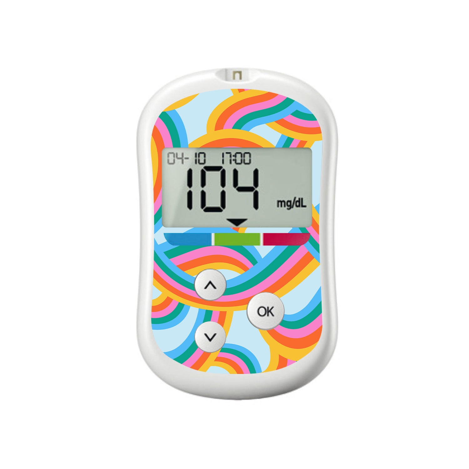 Retro Pop OneTouch Verio Flex Glucometer Sticker - Pump Peelz