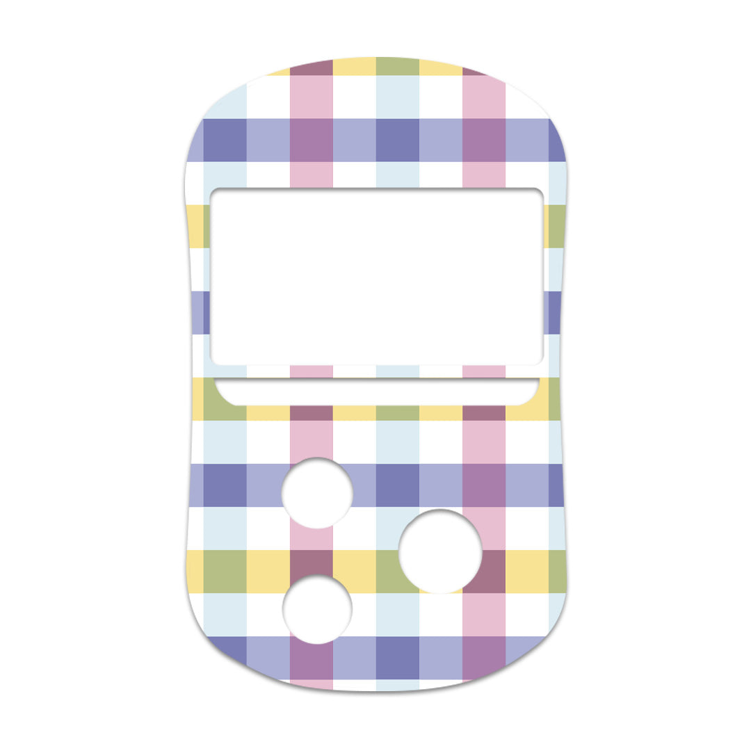 Spring Plaid for OneTouch Verio Flex Glucometer