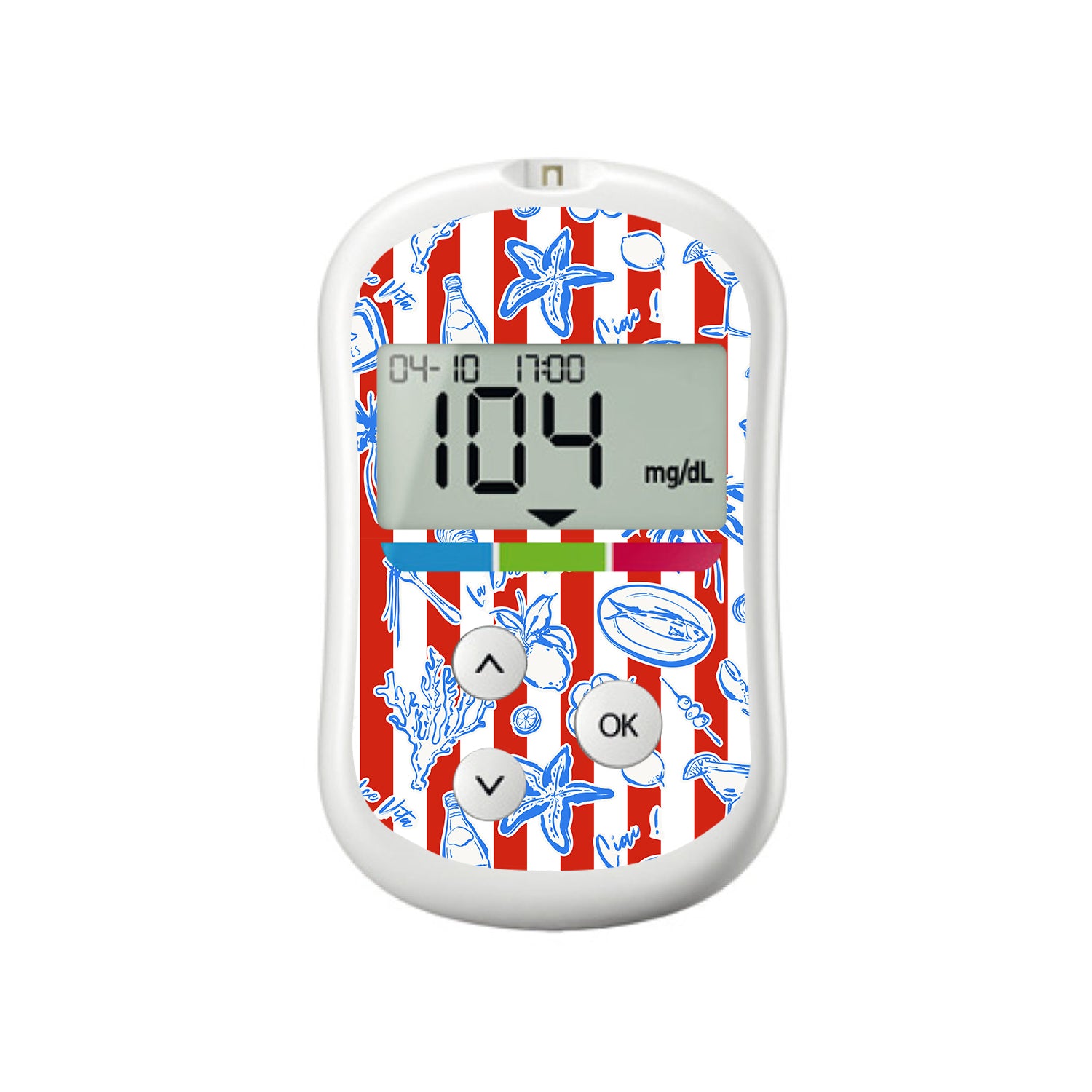 Spritz Parade OneTouch Verio Flex Glucometer Sticker - Pump Peelz