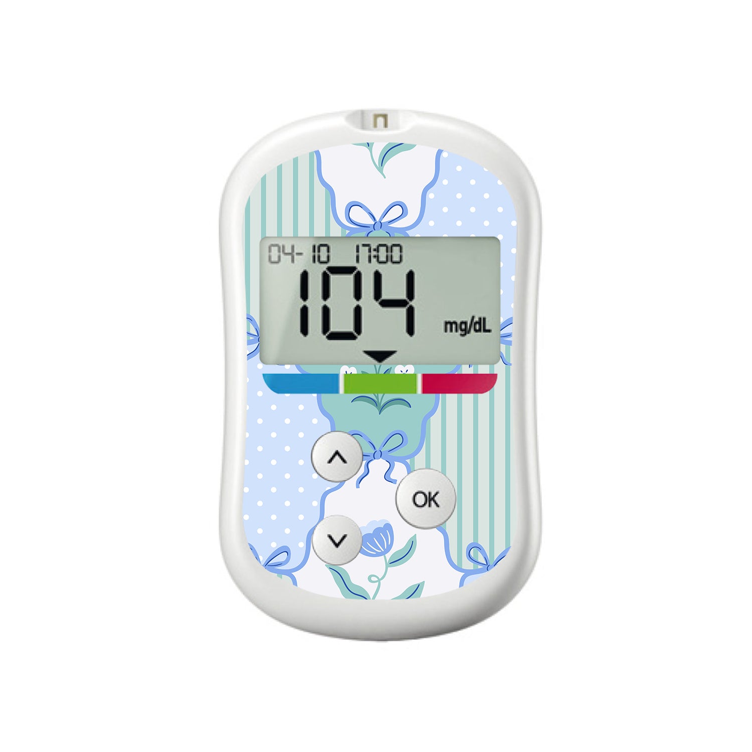 Cottage Bows OneTouch Verio Flex Glucometer Sticker - Pump Peelz