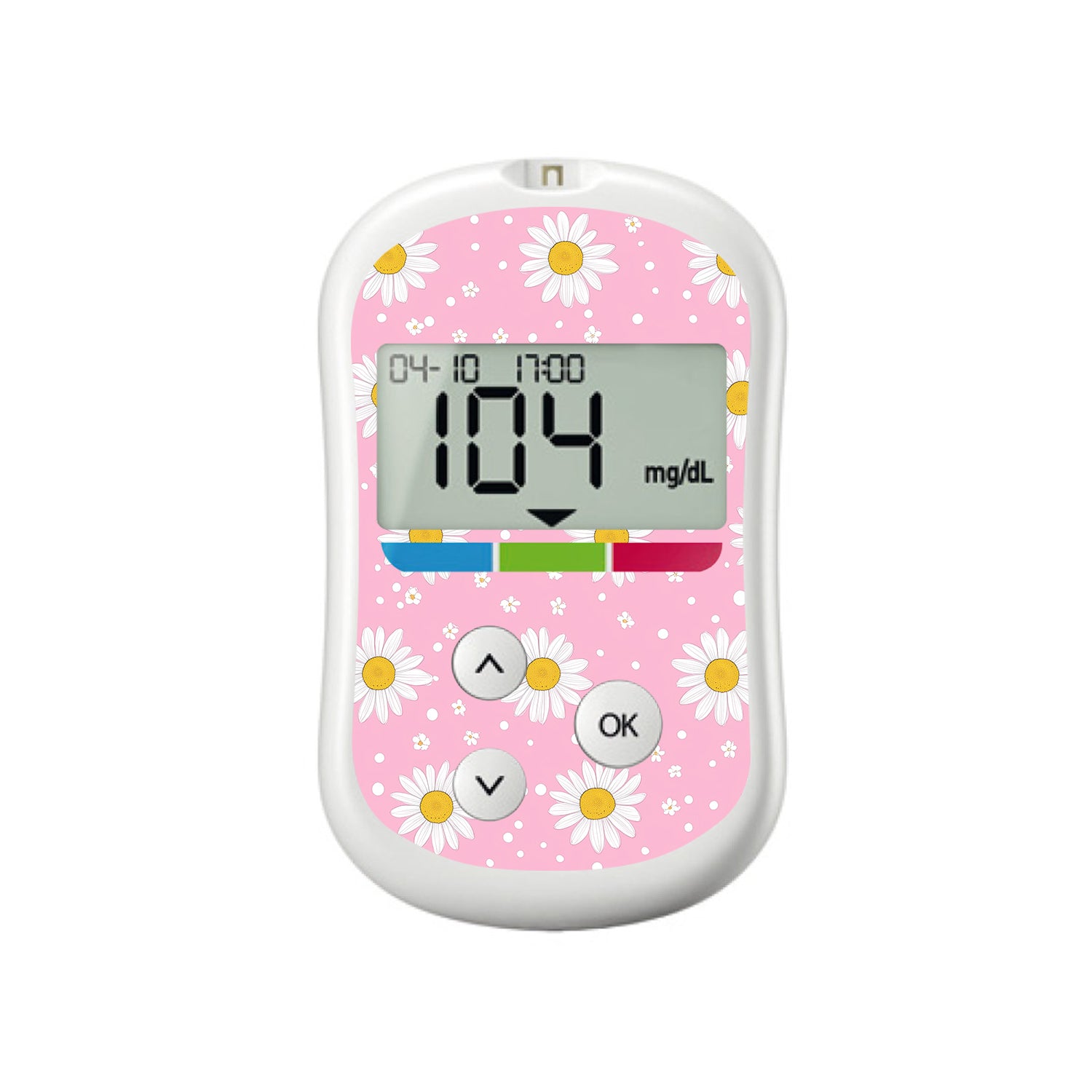 Spring Daisy OneTouch Verio Flex Glucometer Sticker - Pump Peelz