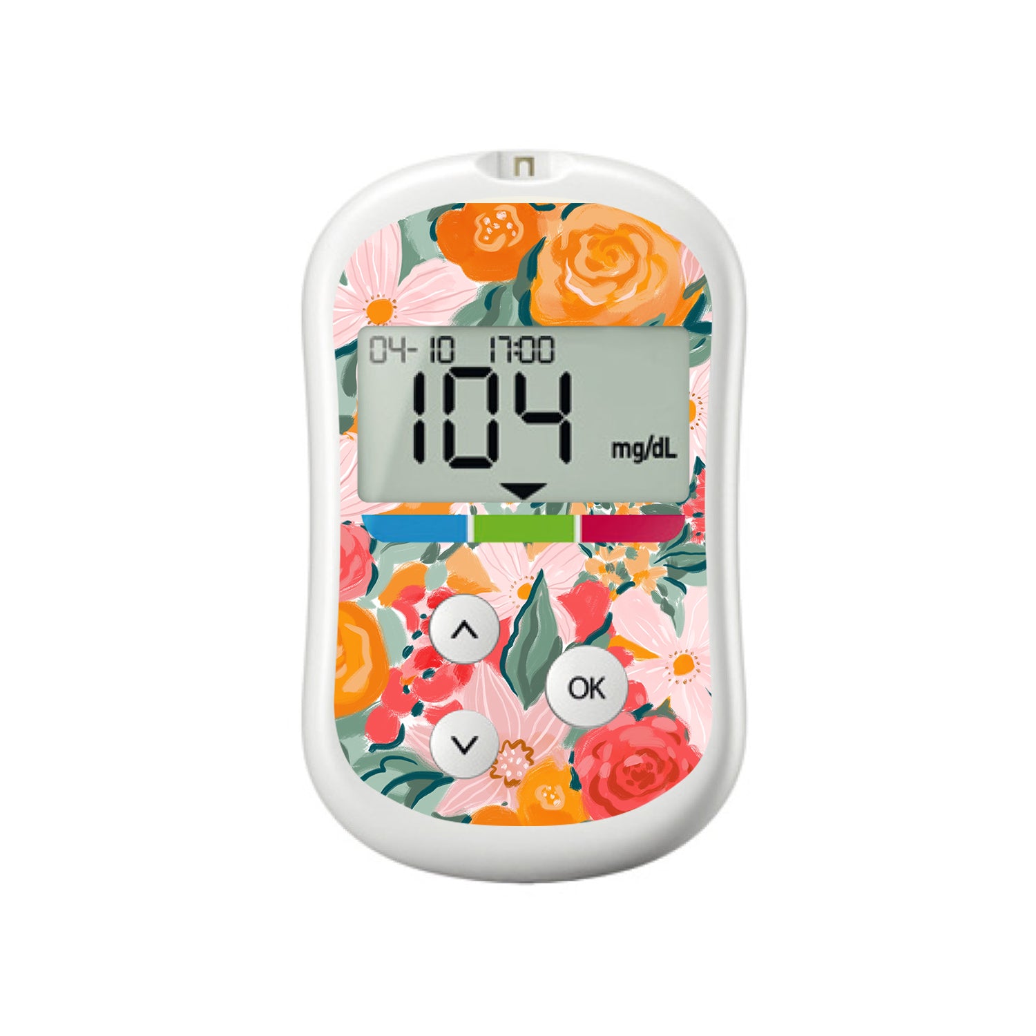 Blush Blossom for OneTouch Verio Flex Glucometer