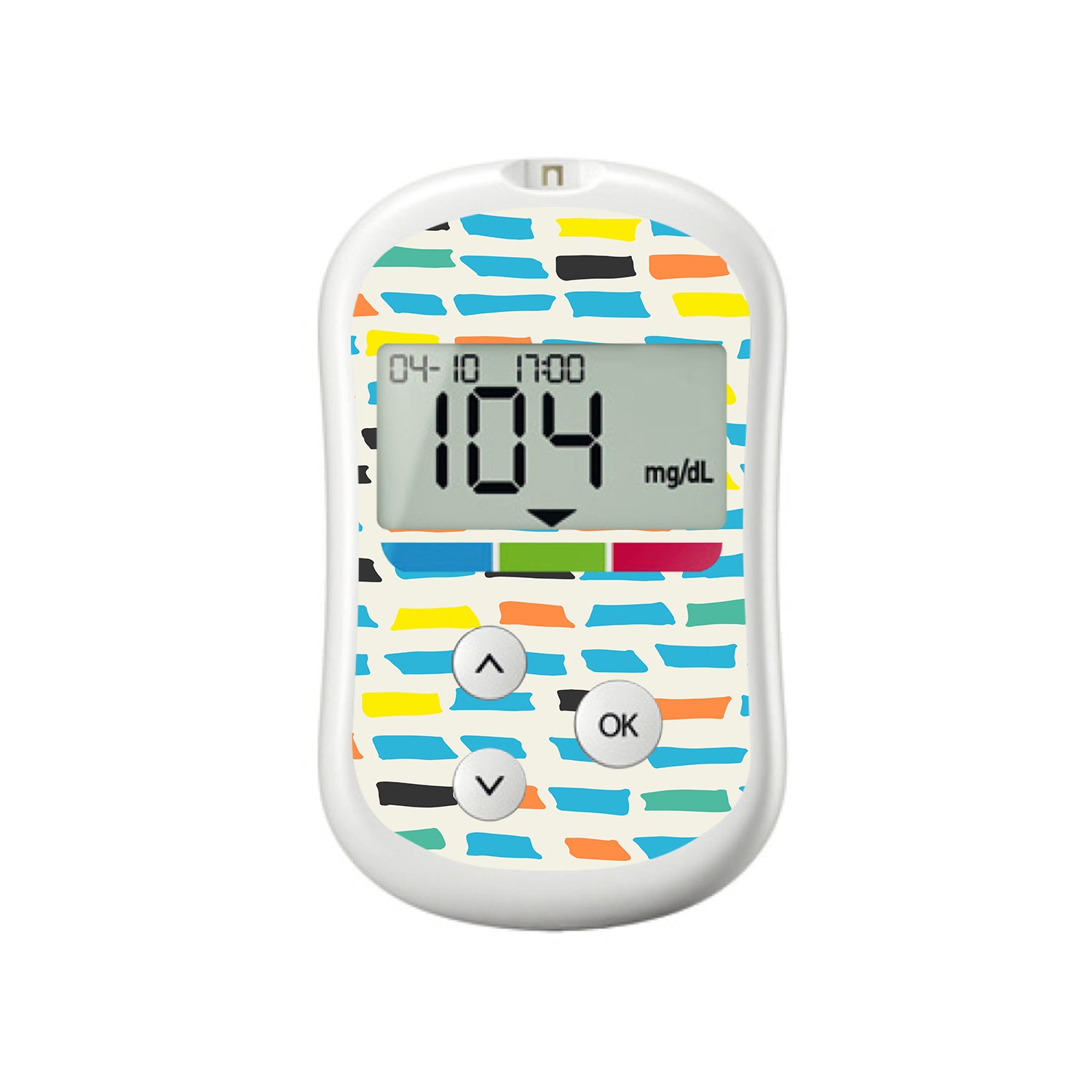 Colorful Sticks OneTouch Verio Flex Glucometer Sticker - Pump Peelz