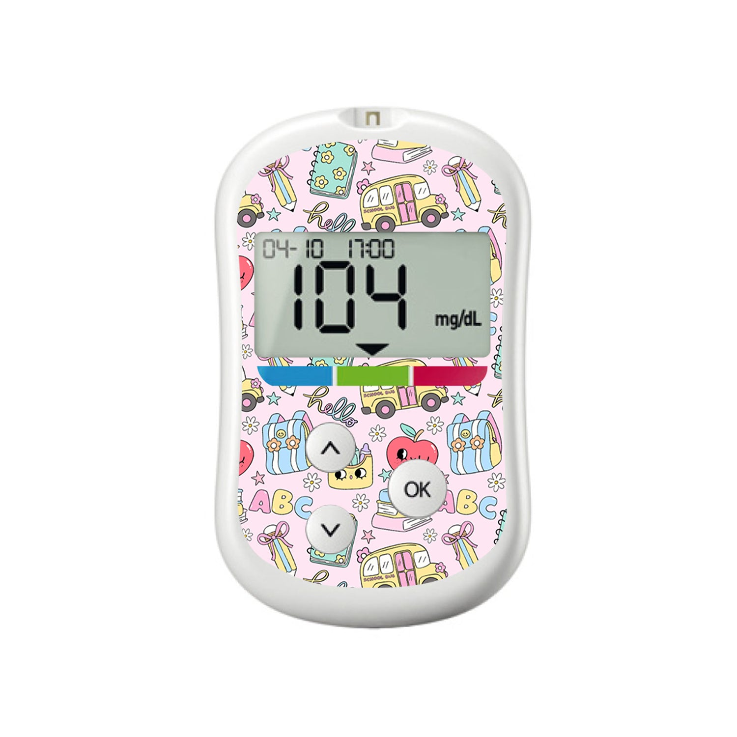 Tiny Scholar OneTouch Verio Flex Glucometer Sticker - Pump Peelz