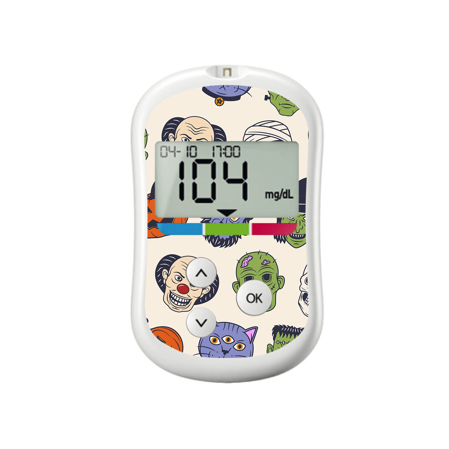 Monster Mash OneTouch Verio Flex Glucometer Sticker - Pump Peelz