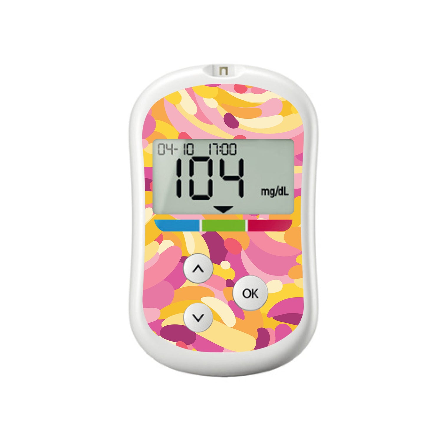Jelly Swirl OneTouch Verio Flex Glucometer Sticker - Pump Peelz