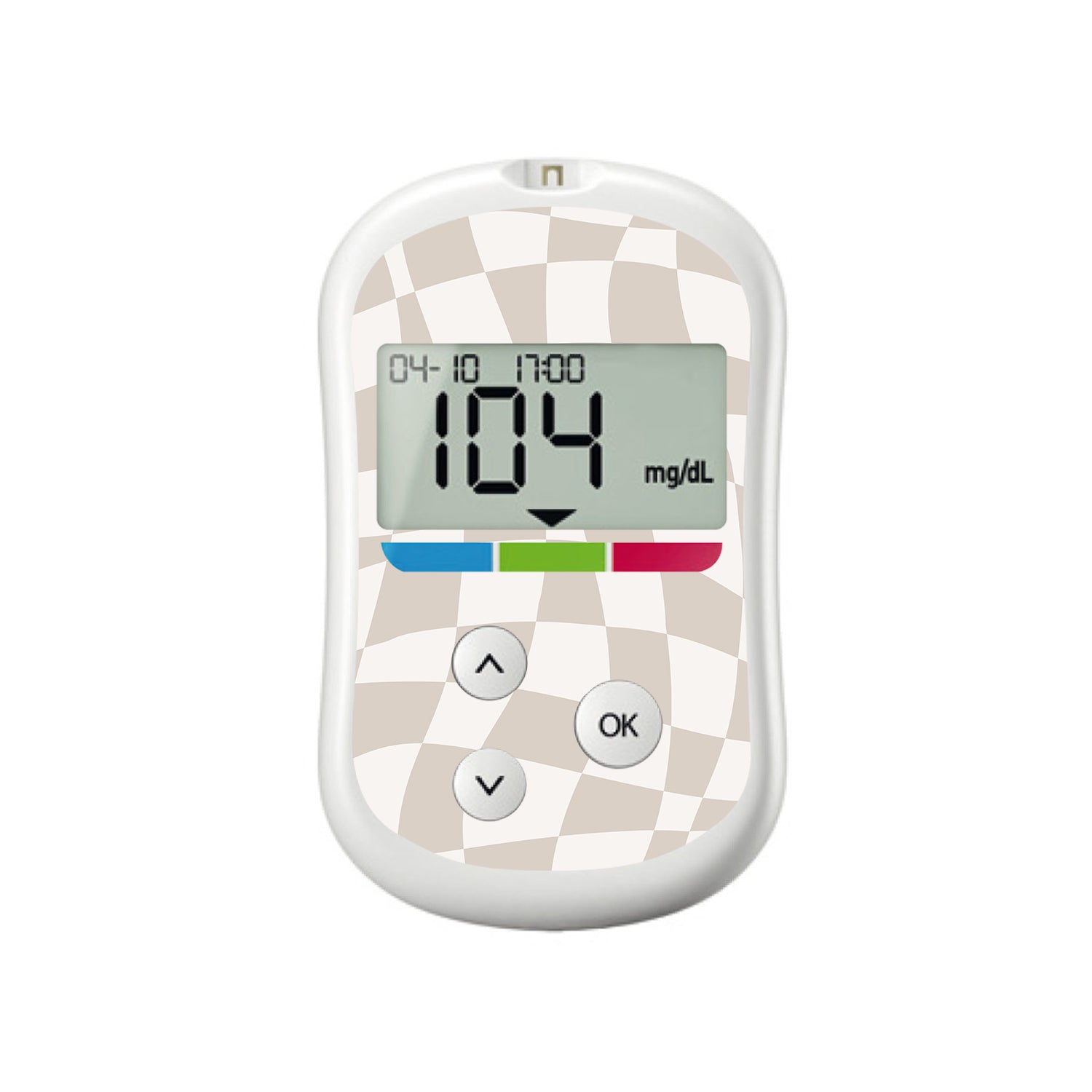 Creamy Check OneTouch Verio Flex Glucometer Sticker - Pump Peelz