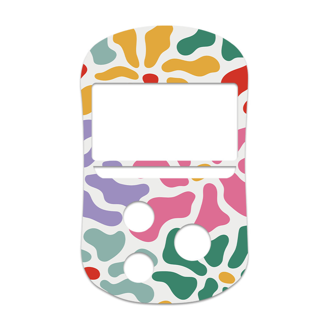 Bloom Burst OneTouch Verio Flex Glucometer Sticker - Pump Peelz