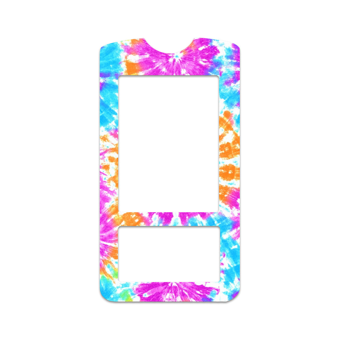 Neon Tie Dye for OneTouch Verio IQ Glucometer