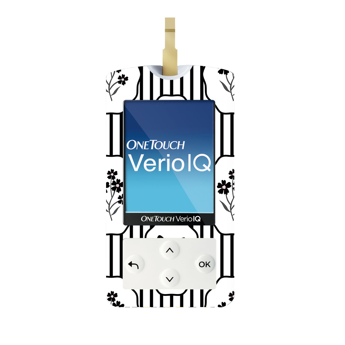 Midnight Cat OneTouch Verio IQ Glucometer Sticker - Pump Peelz