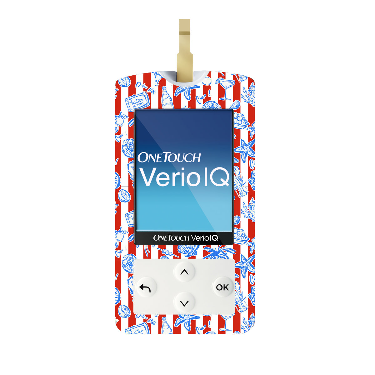 Spritz Parade OneTouch Verio IQ Glucometer Sticker - Pump Peelz