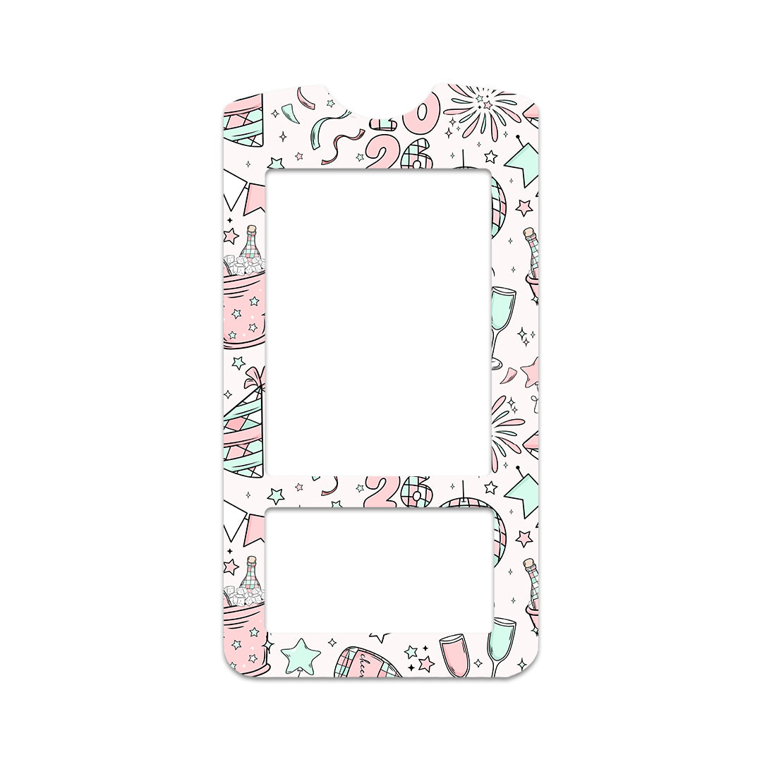 Cheers to '26 OneTouch Verio IQ Glucometer Sticker - Pump Peelz