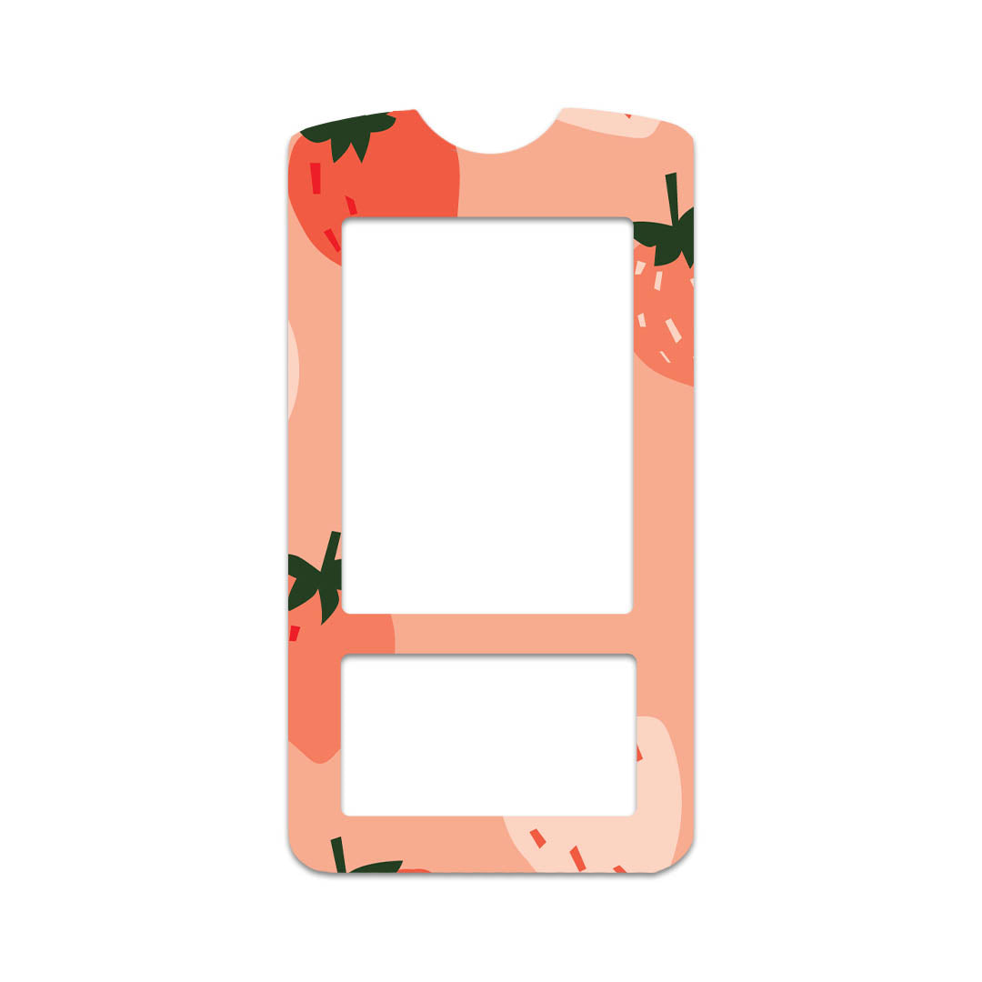 Strawberry Sweet OneTouch Verio IQ Glucometer Sticker - Pump Peelz