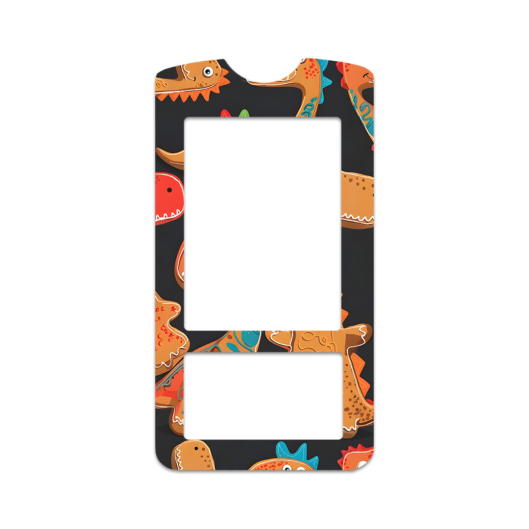 Jurassic Gingerbread OneTouch Verio IQ Glucometer Sticker - Pump Peelz
