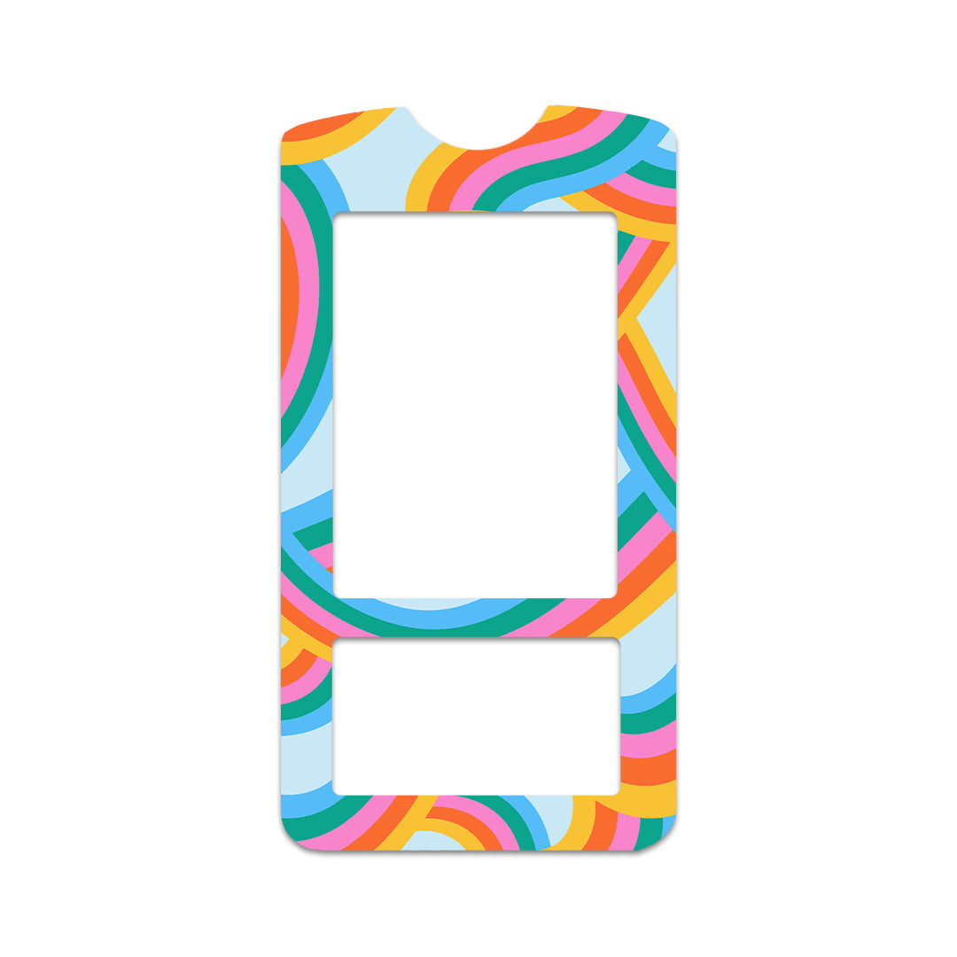 Retro Pop OneTouch Verio IQ Glucometer Sticker - Pump Peelz