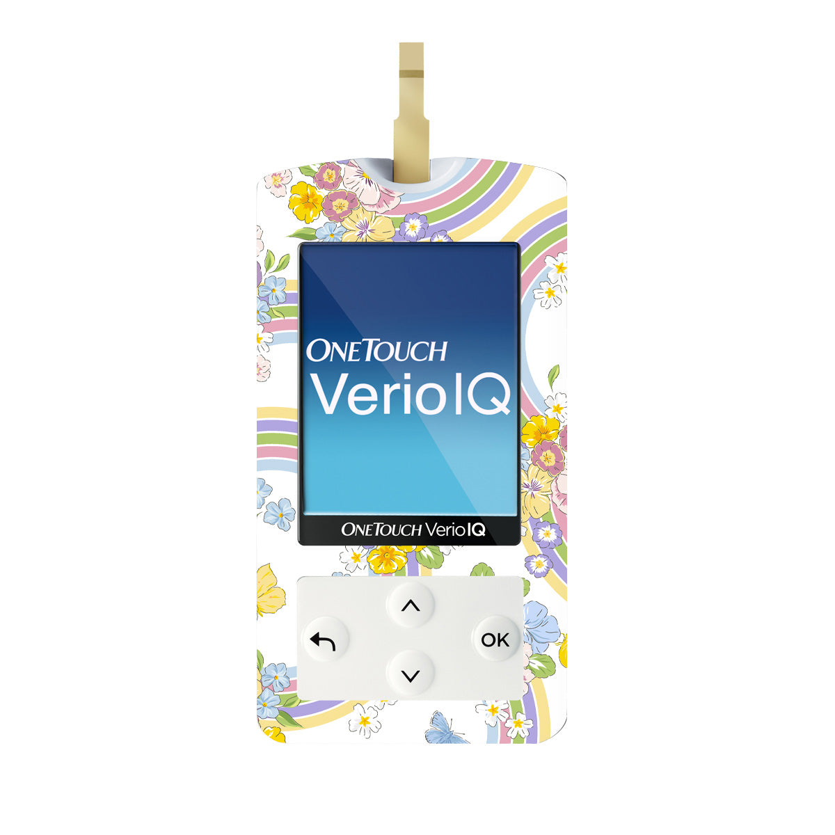 Rainbow Blooms for OneTouch Verio IQ Glucometer