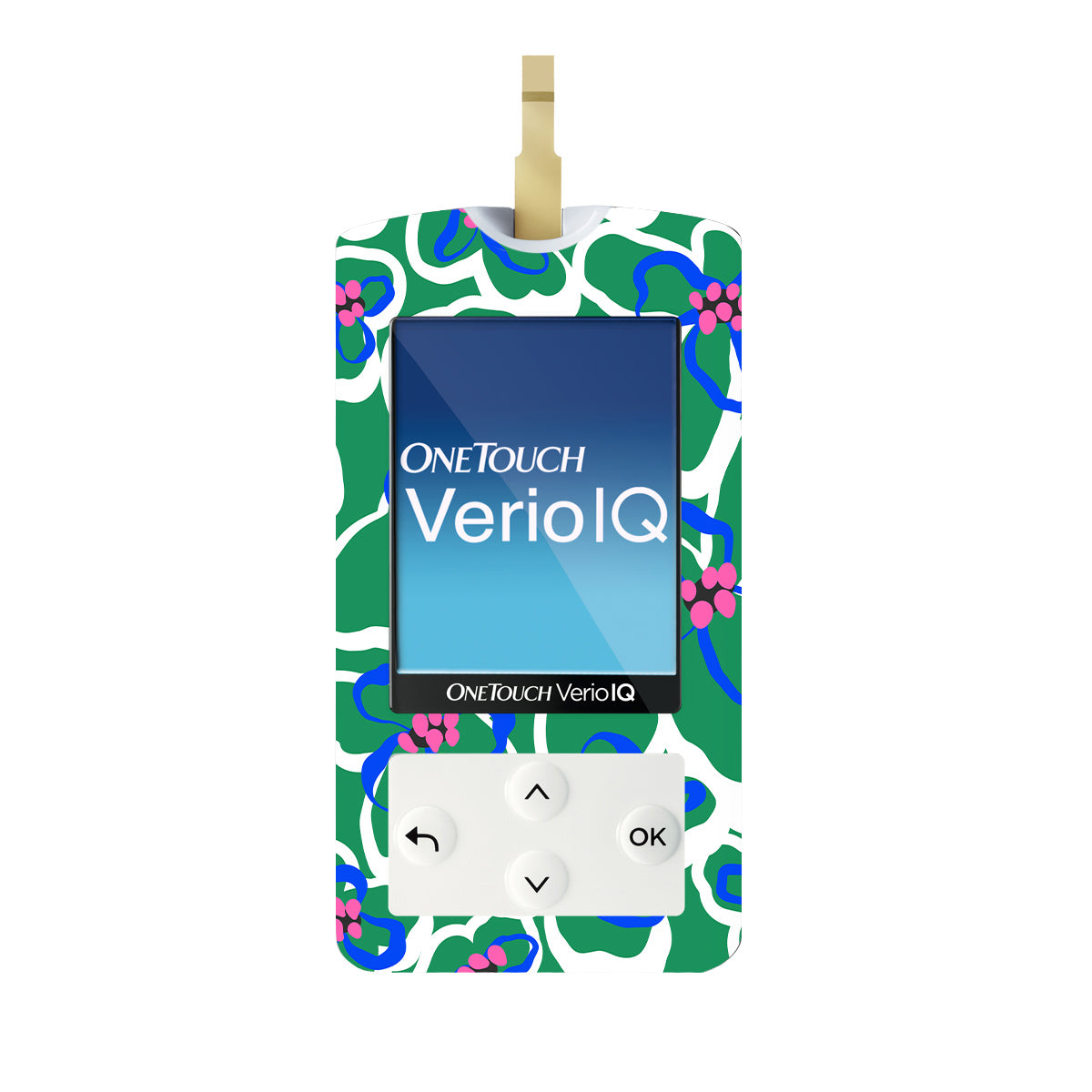 Mod Blooms OneTouch Verio IQ Glucometer Sticker - Pump Peelz