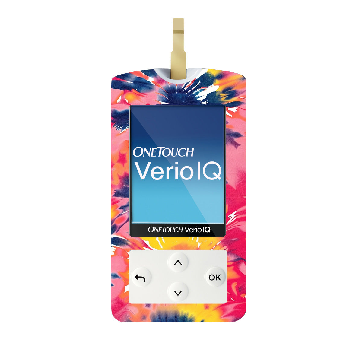 Summer Tie Dye for OneTouch Verio IQ Glucometer