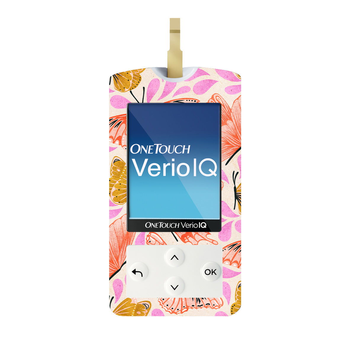 Mariposa Magic OneTouch Verio IQ Glucometer Sticker - Pump Peelz