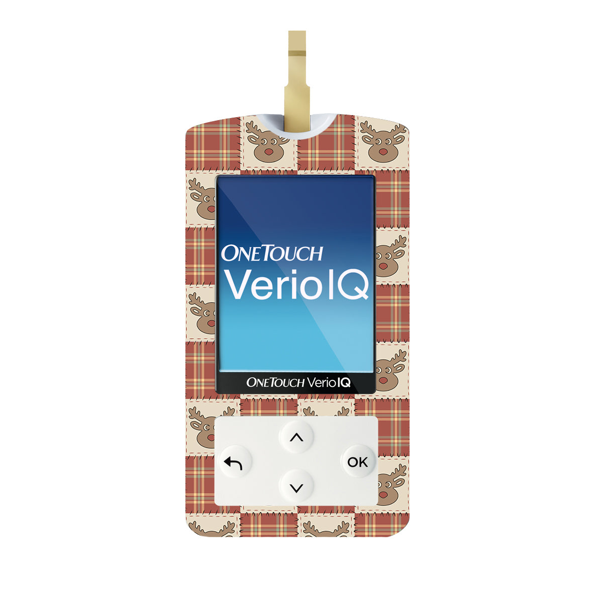 Rustic Reindeer OneTouch Verio IQ Glucometer Sticker - Pump Peelz