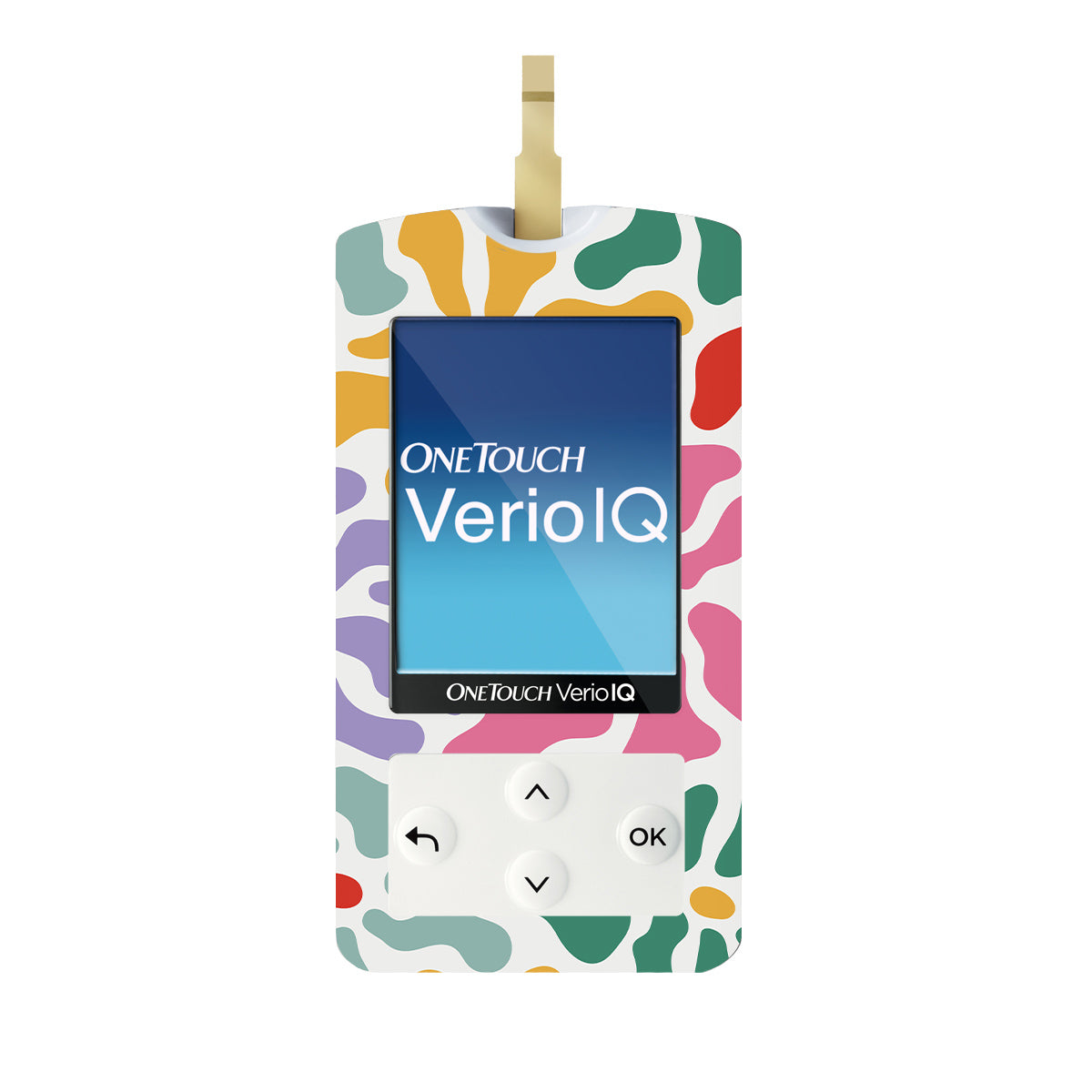 Bloom Burst OneTouch Verio IQ Glucometer Sticker - Pump Peelz