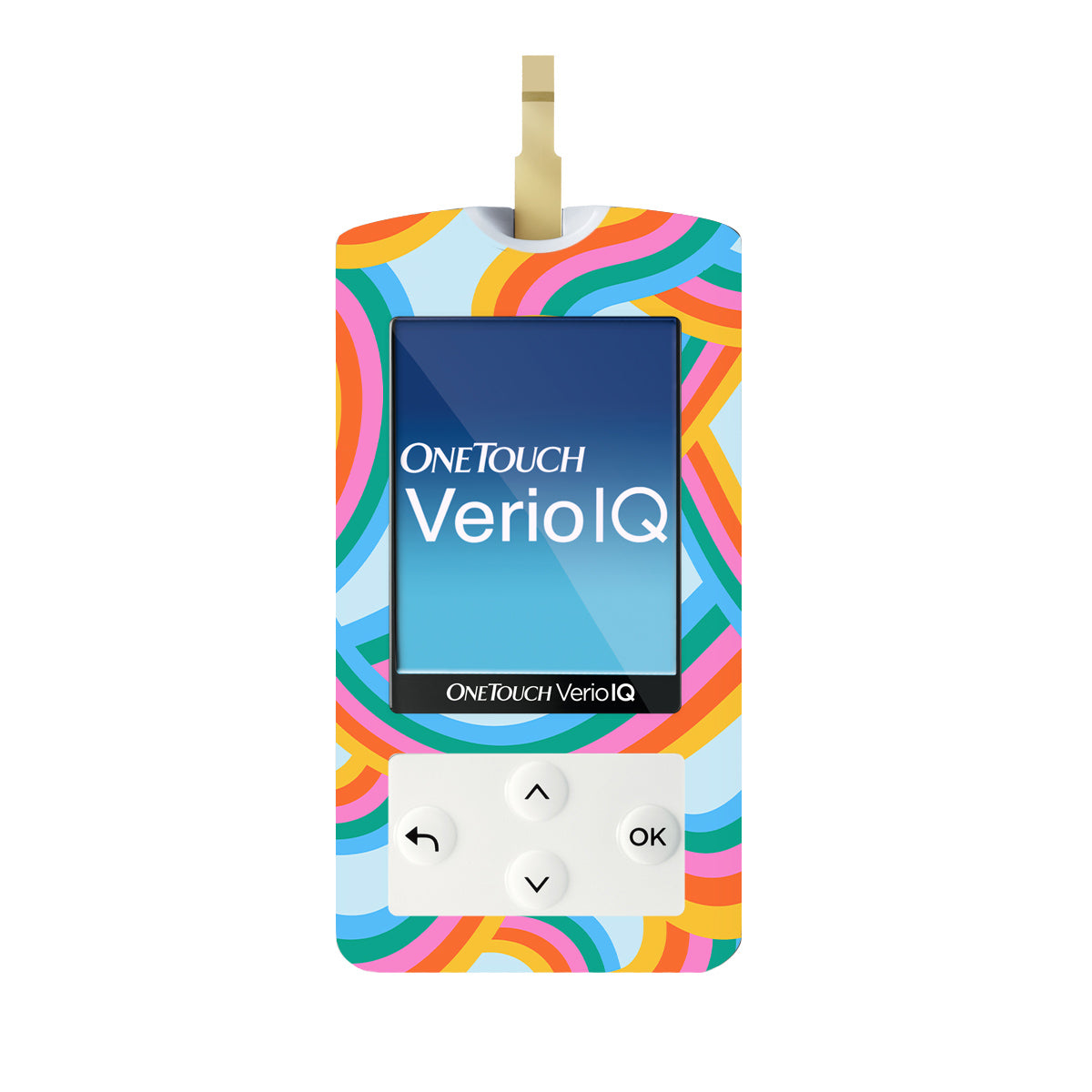 Retro Pop OneTouch Verio IQ Glucometer Sticker - Pump Peelz