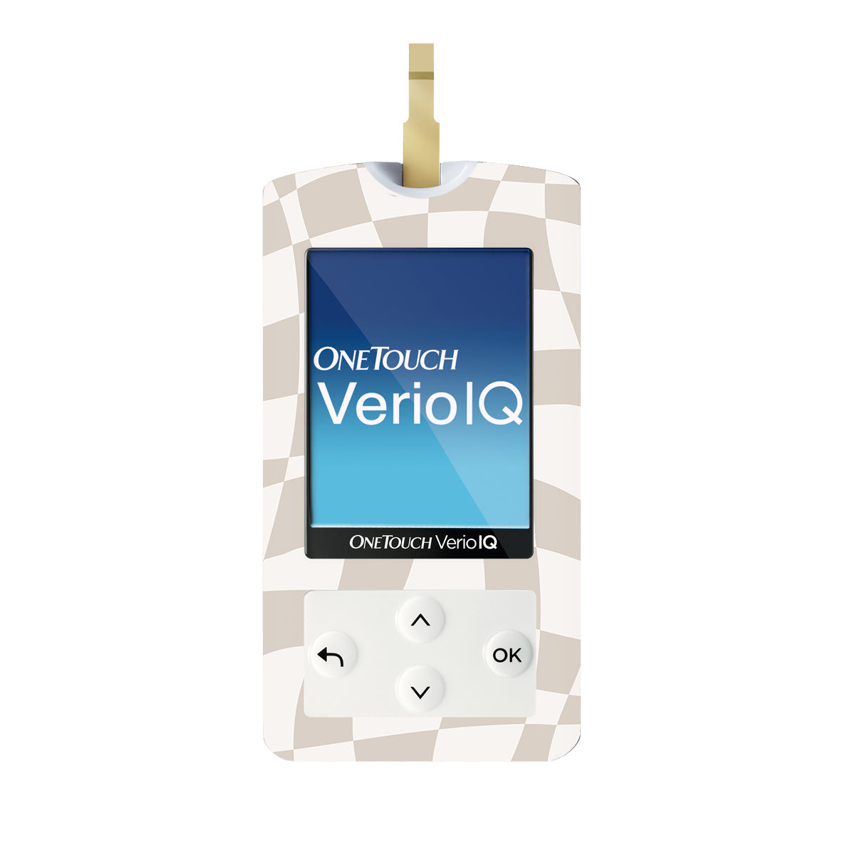 Creamy Check OneTouch Verio IQ Glucometer Sticker - Pump Peelz