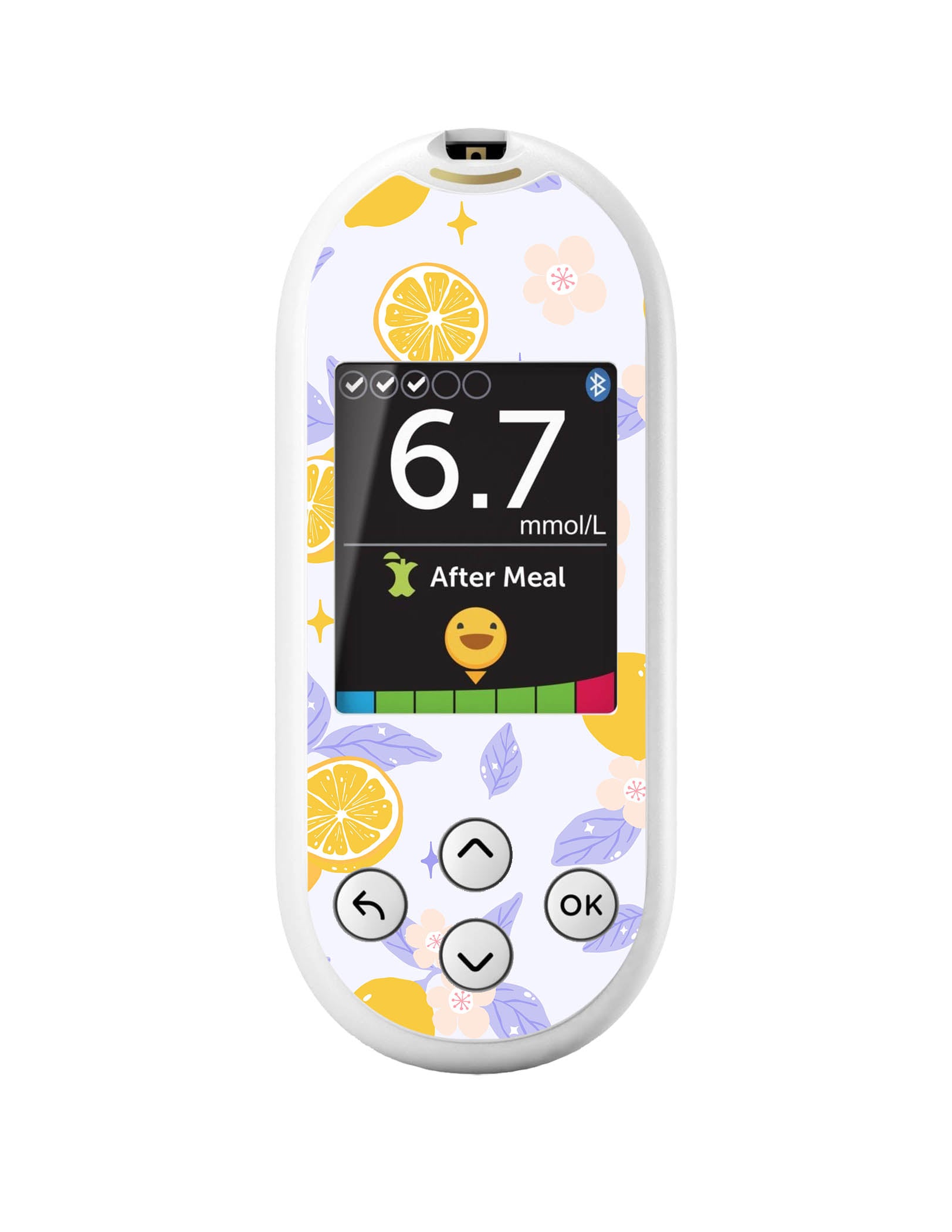 Lemon Lavender OneTouch Verio Reflect Glucometer - Pump Peelz