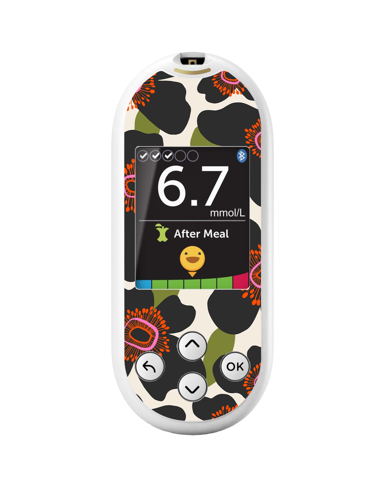 Petal Crush OneTouch Verio Reflect Glucometer - Pump Peelz