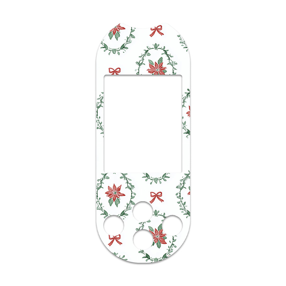 Poinsettia Parade OneTouch Verio Reflect Glucometer - Pump Peelz