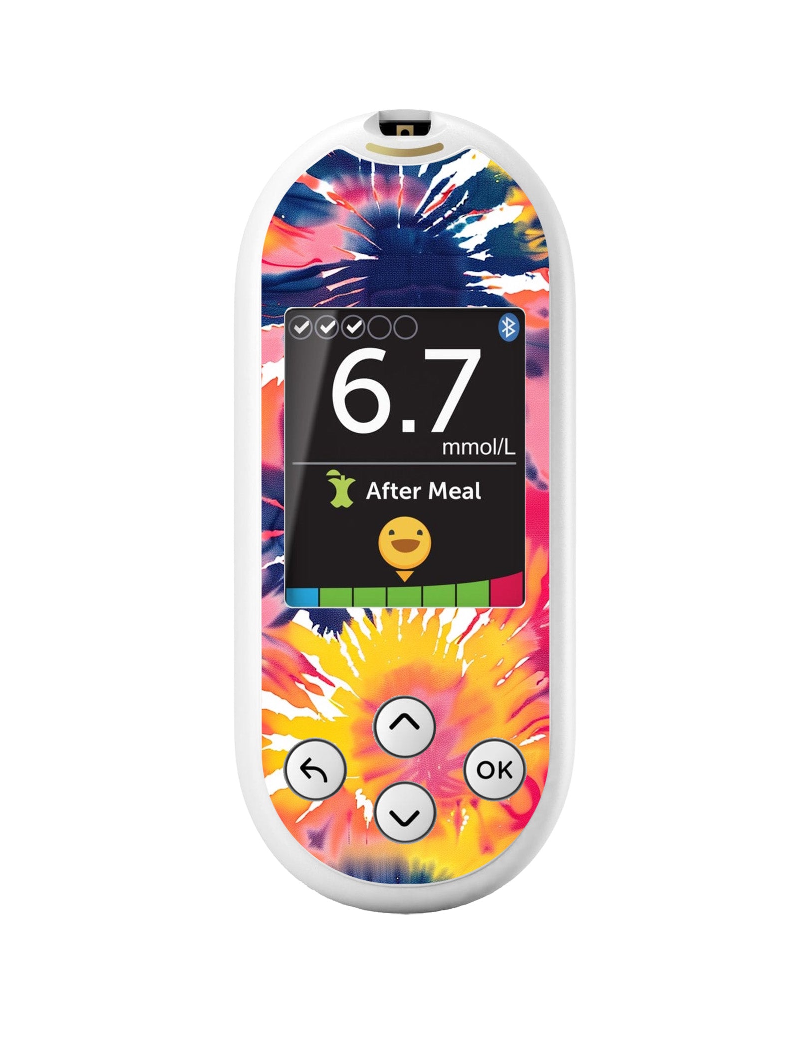 Summer Tie Dye for OneTouch Verio Reflect Glucometer