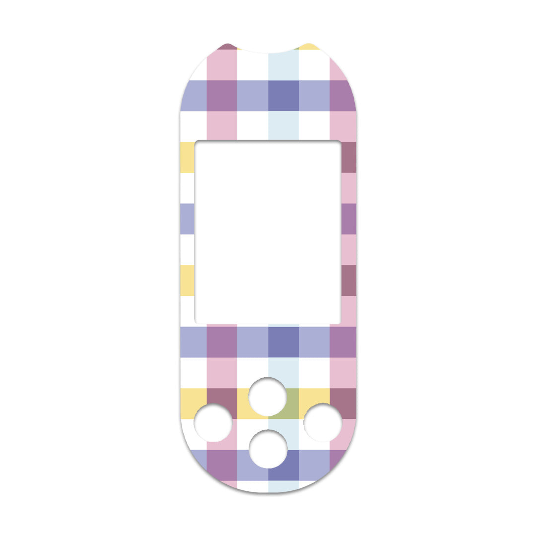 Spring Plaid for OneTouch Verio Reflect Glucometer