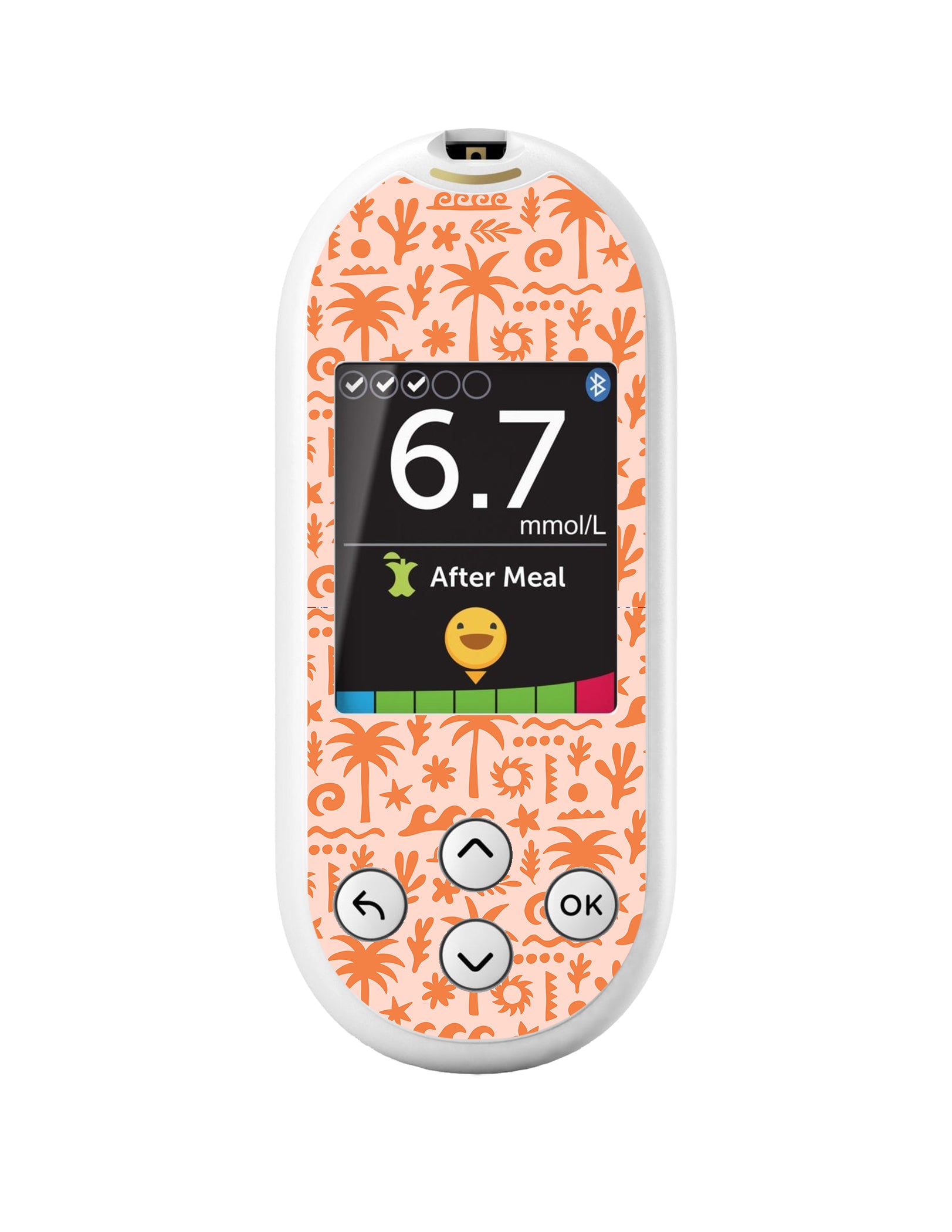 Terracotta Tides OneTouch Verio Reflect Glucometer - Pump Peelz