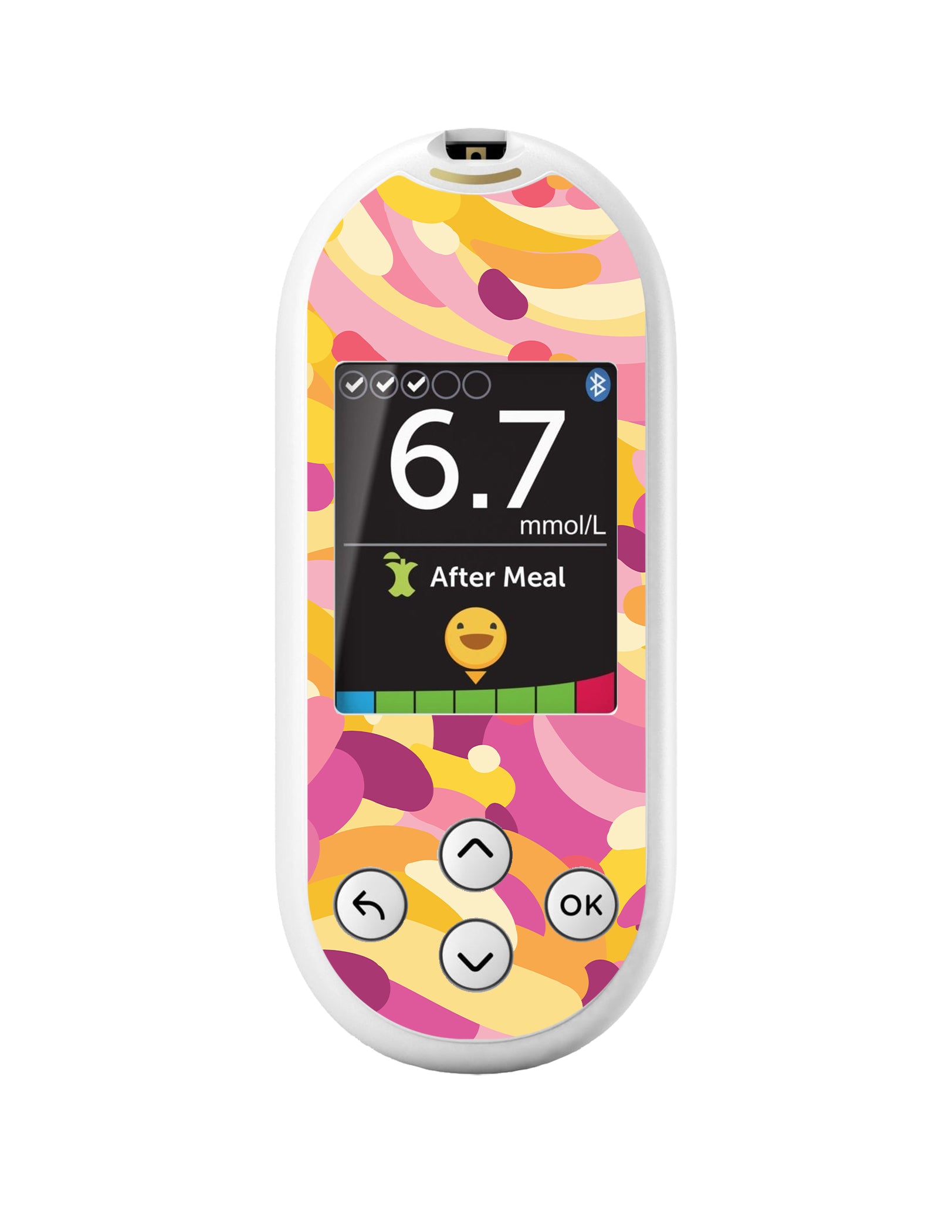 Jelly Swirl OneTouch Verio Reflect Glucometer - Pump Peelz