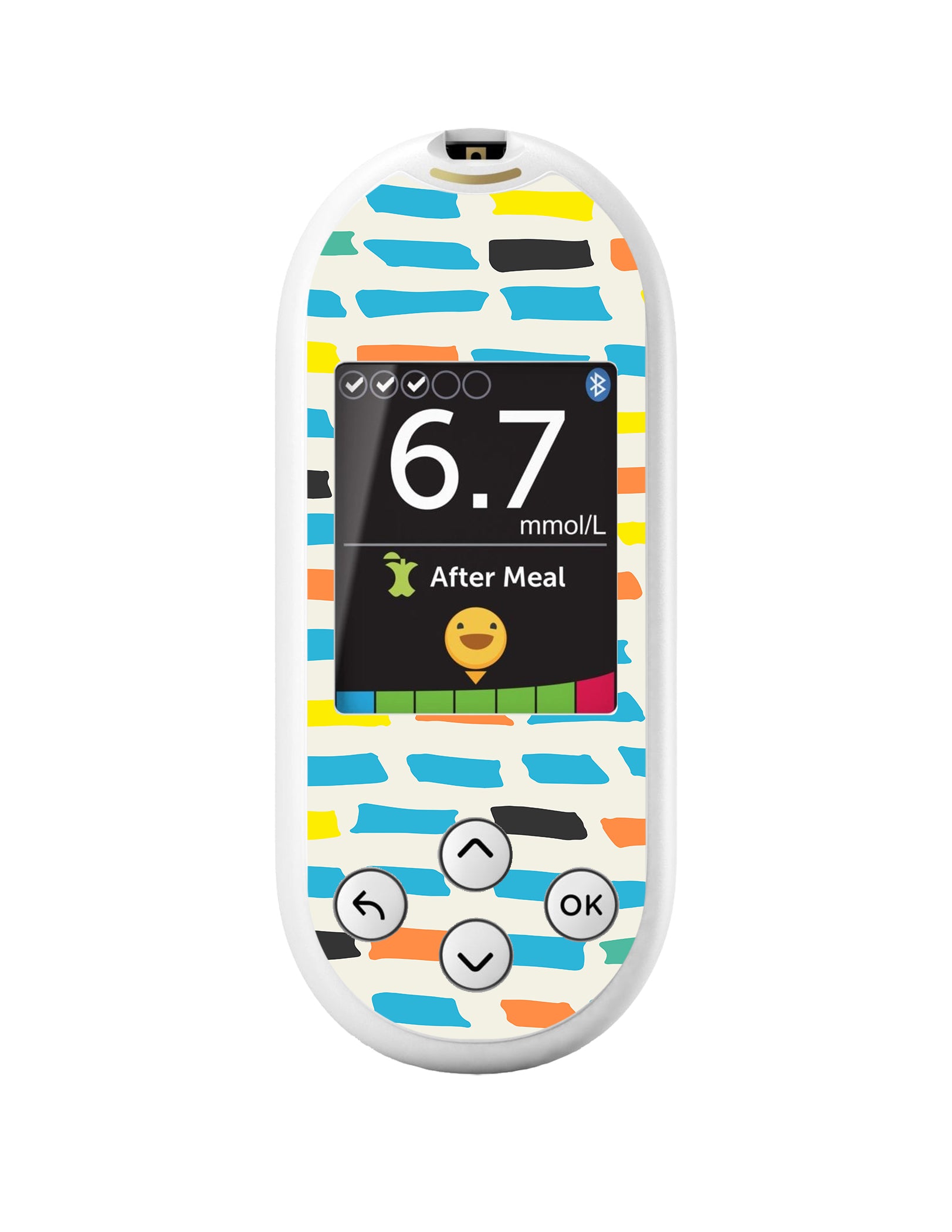 Colorful Sticks OneTouch Verio Reflect Glucometer - Pump Peelz