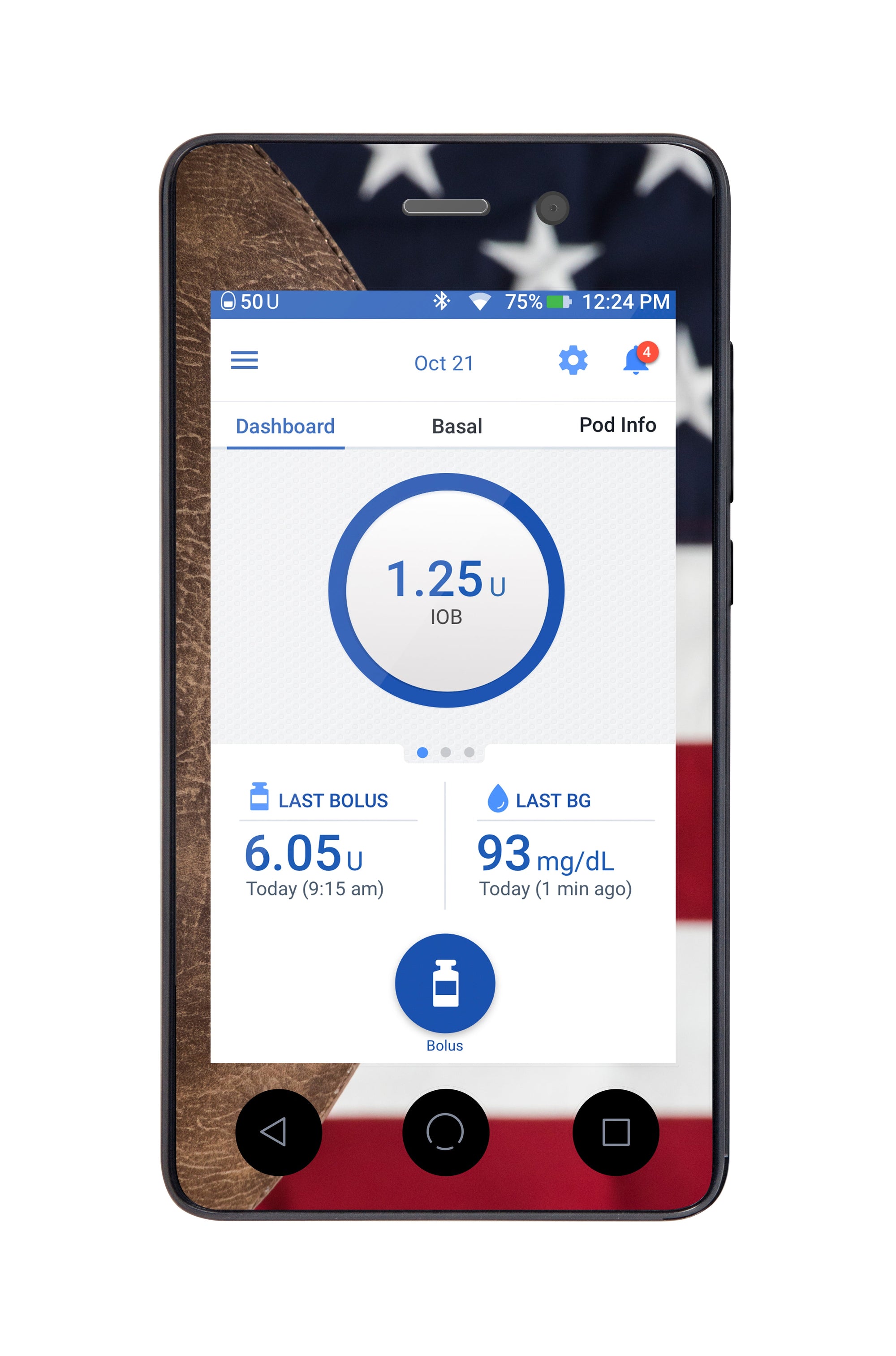 Vintage Football for Omnipod DASH™-Pump Peelz