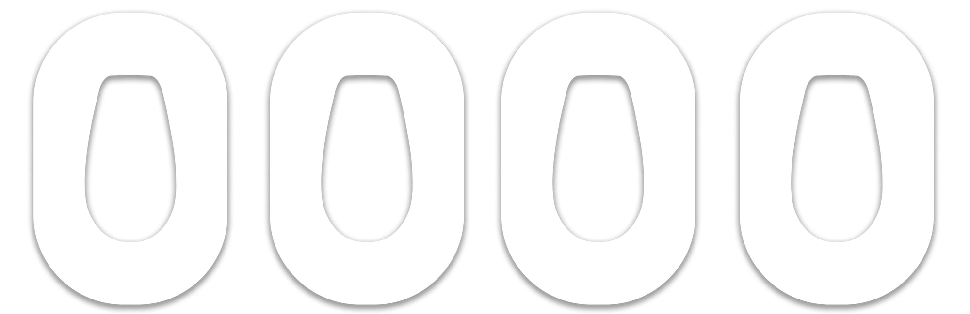 White Patch+ Tape Designed for the DEXCOM G6 - Pump Peelz