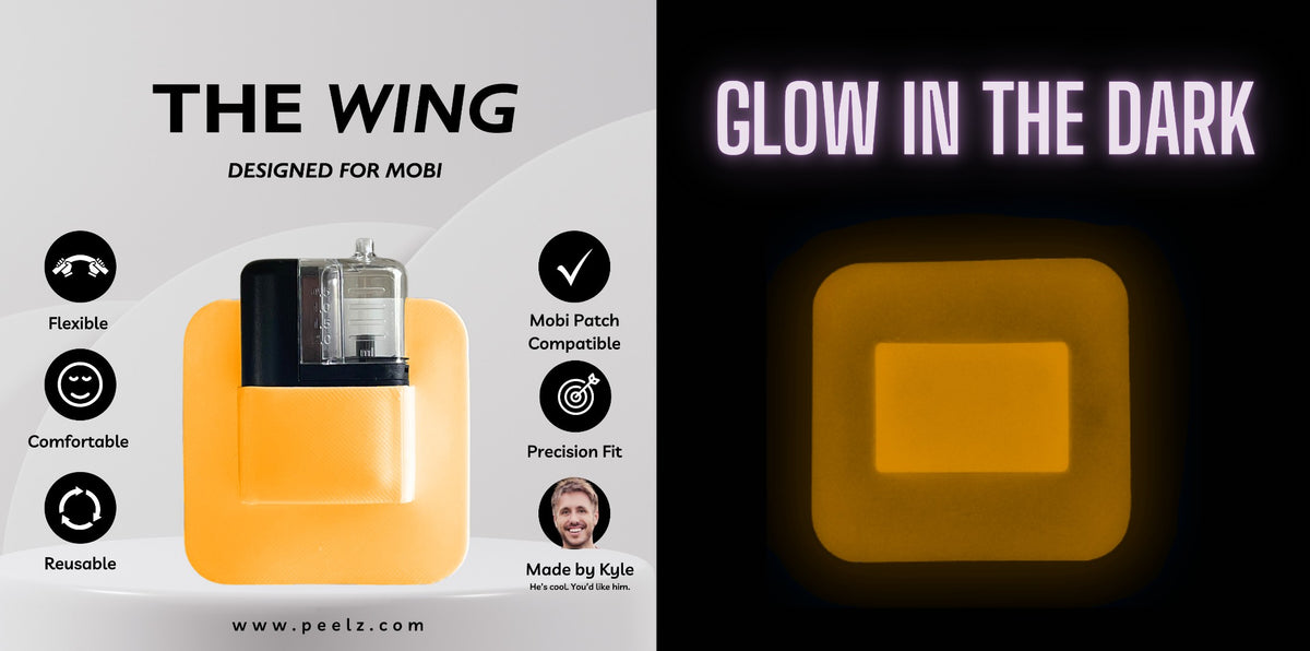 The Wing designed for Tandem Mobi - GLOW IN THE DARK 3-Pack - Sale! (3 for $60)