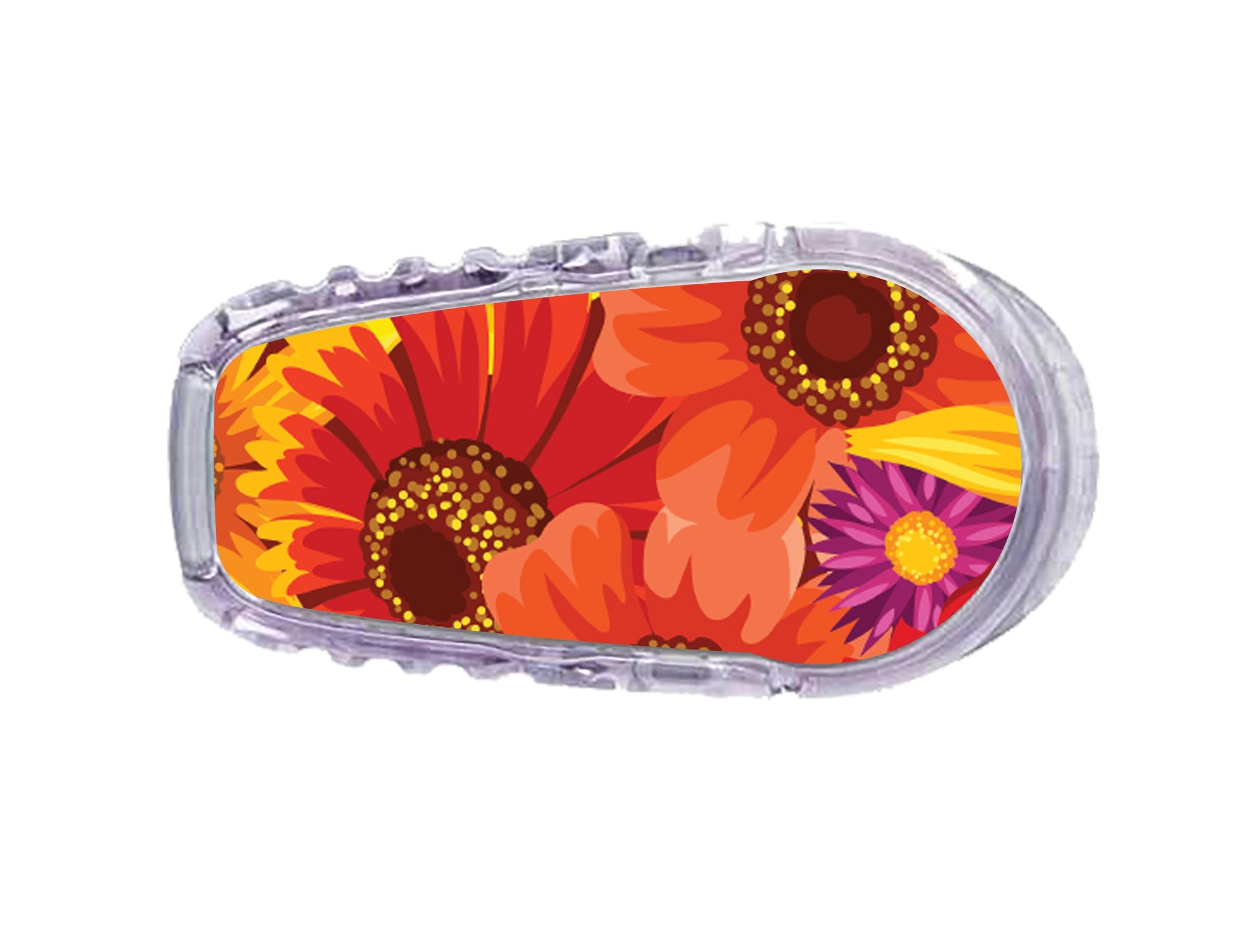 Zinnia Harvest Dexcom G6 Transmitter Sticker-Pump Peelz