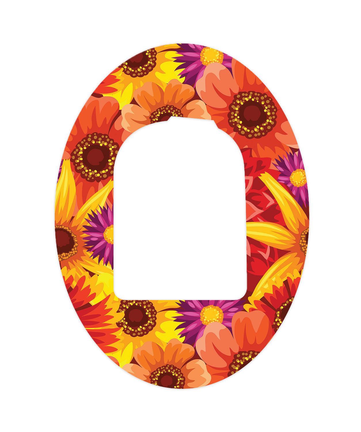 Zinnia Harvest Patch Omnipod Tape-Pump Peelz