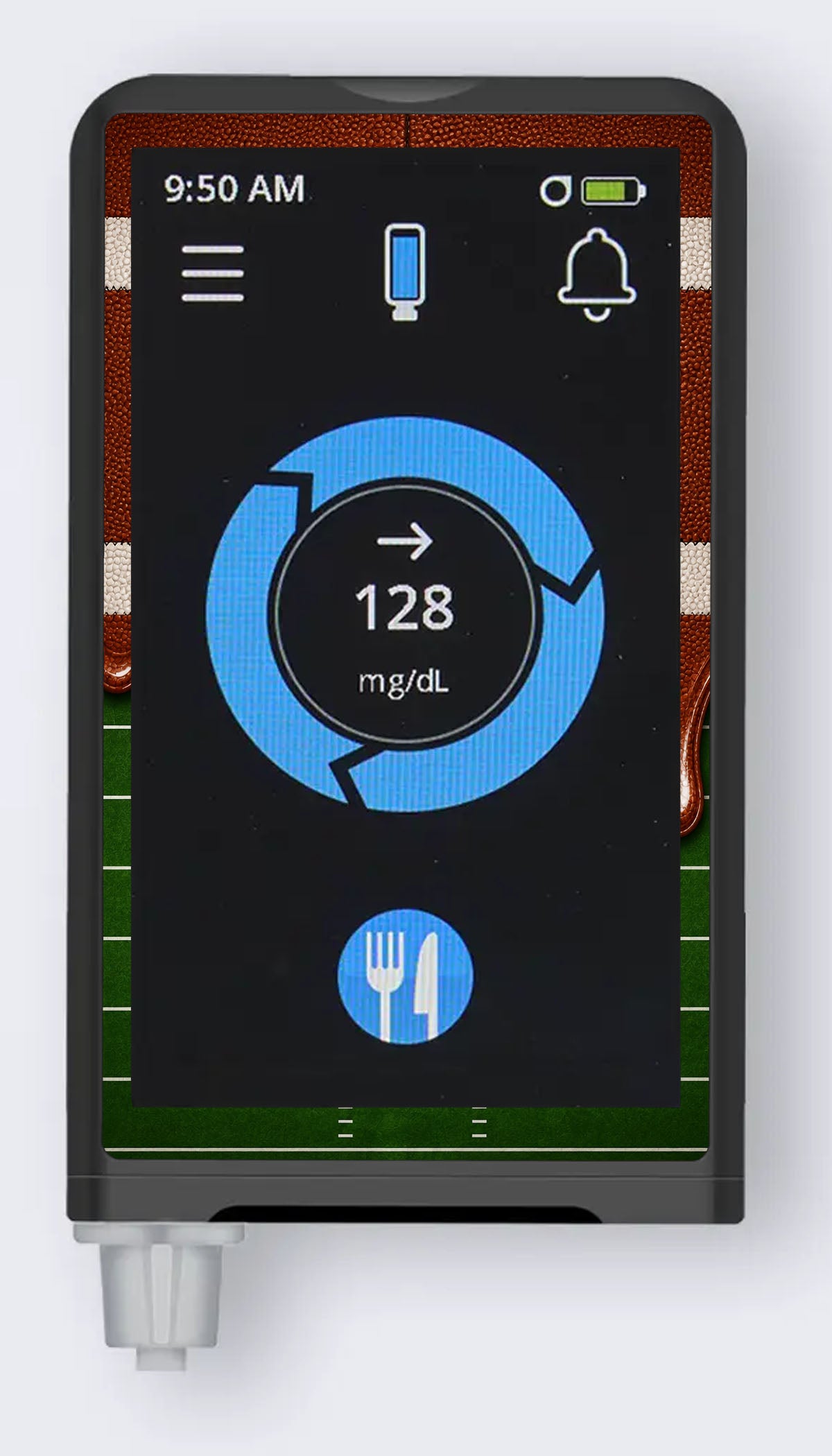 End Zone Melt Sticker for the Beta Bionics iLet – Pump Peelz