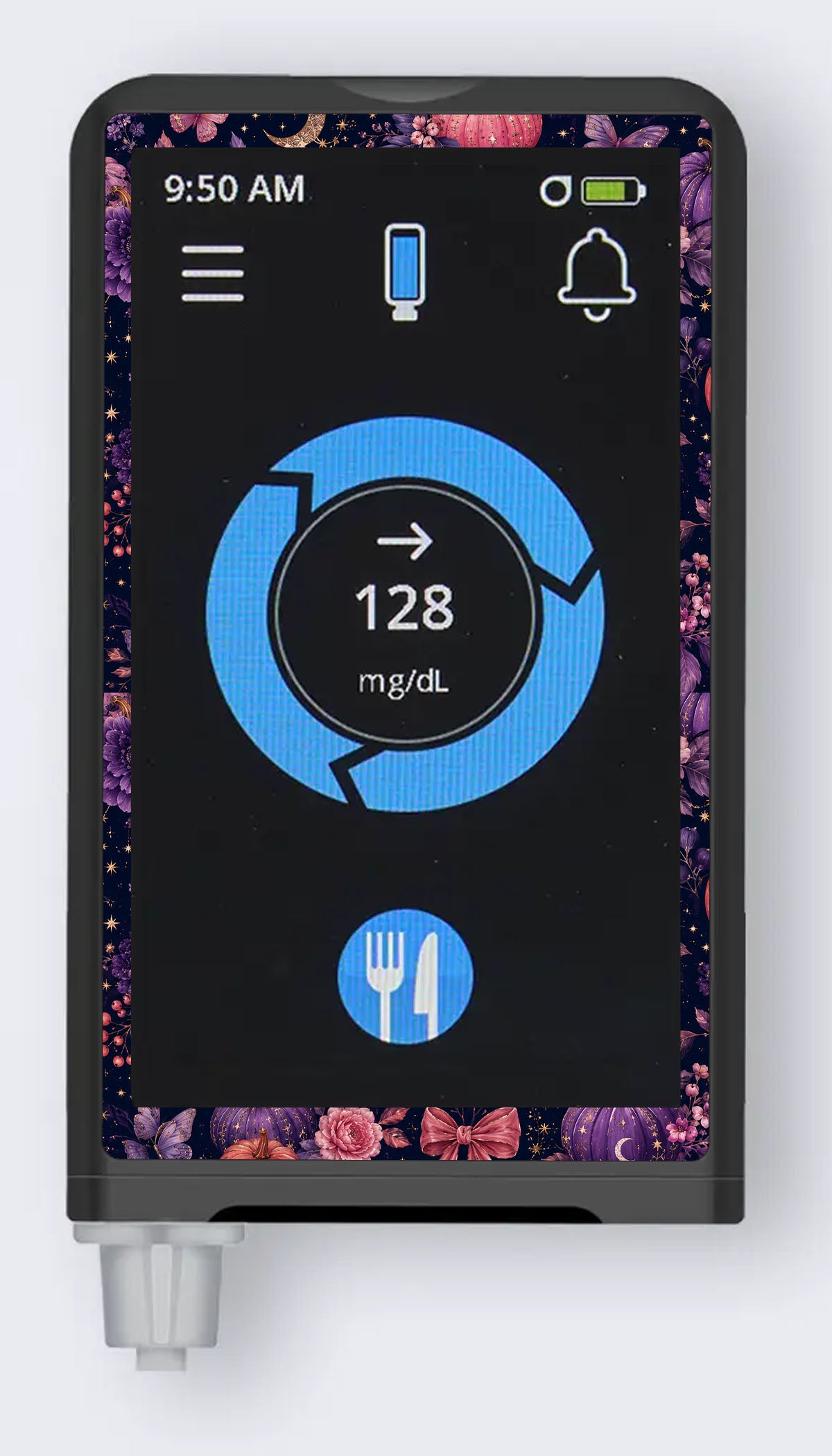 Moonlit Garden Sticker for the Beta Bionics iLet – Pump Peelz