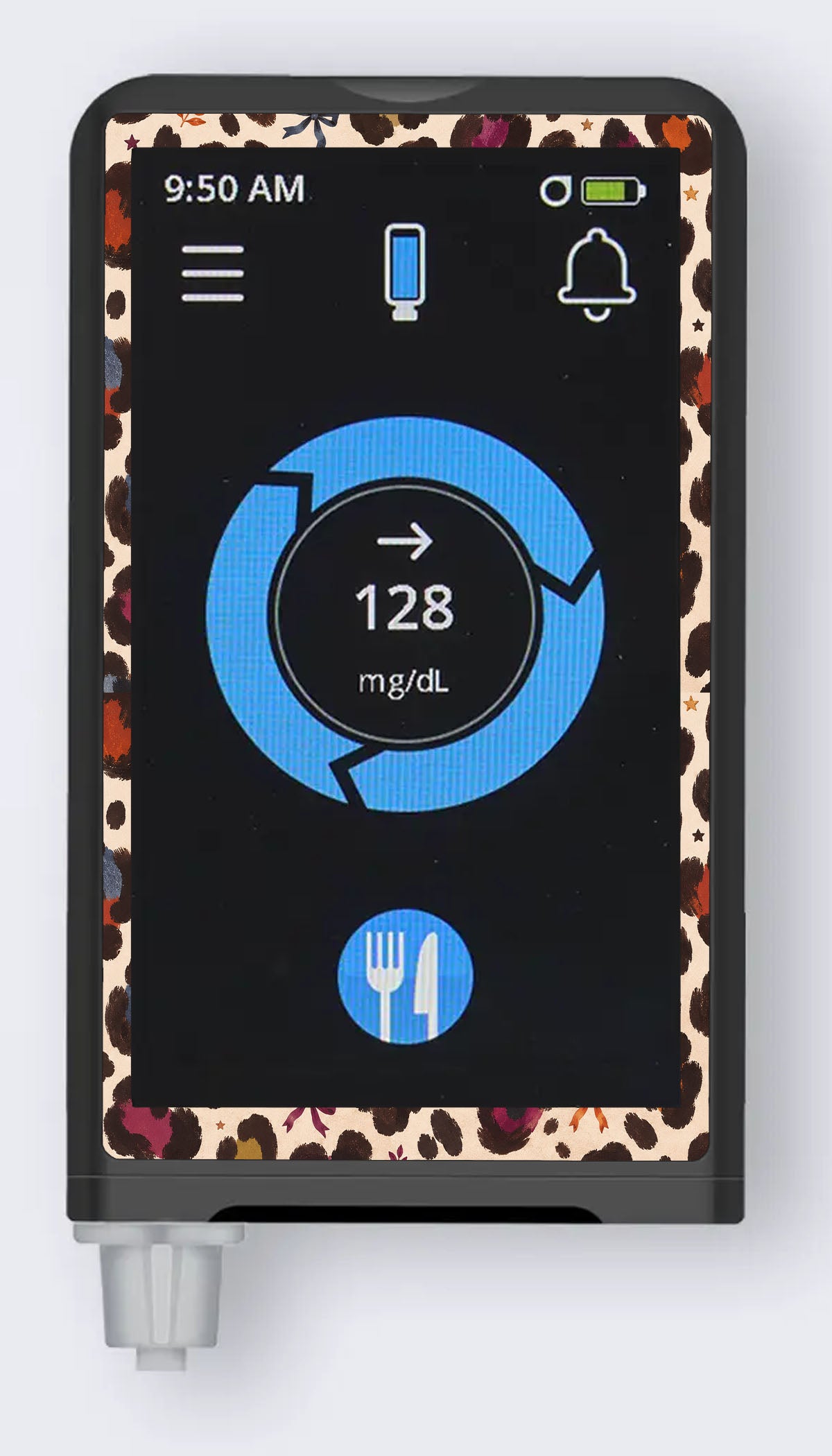 Boho Leopard Sticker for the Beta Bionics iLet – Pump Peelz