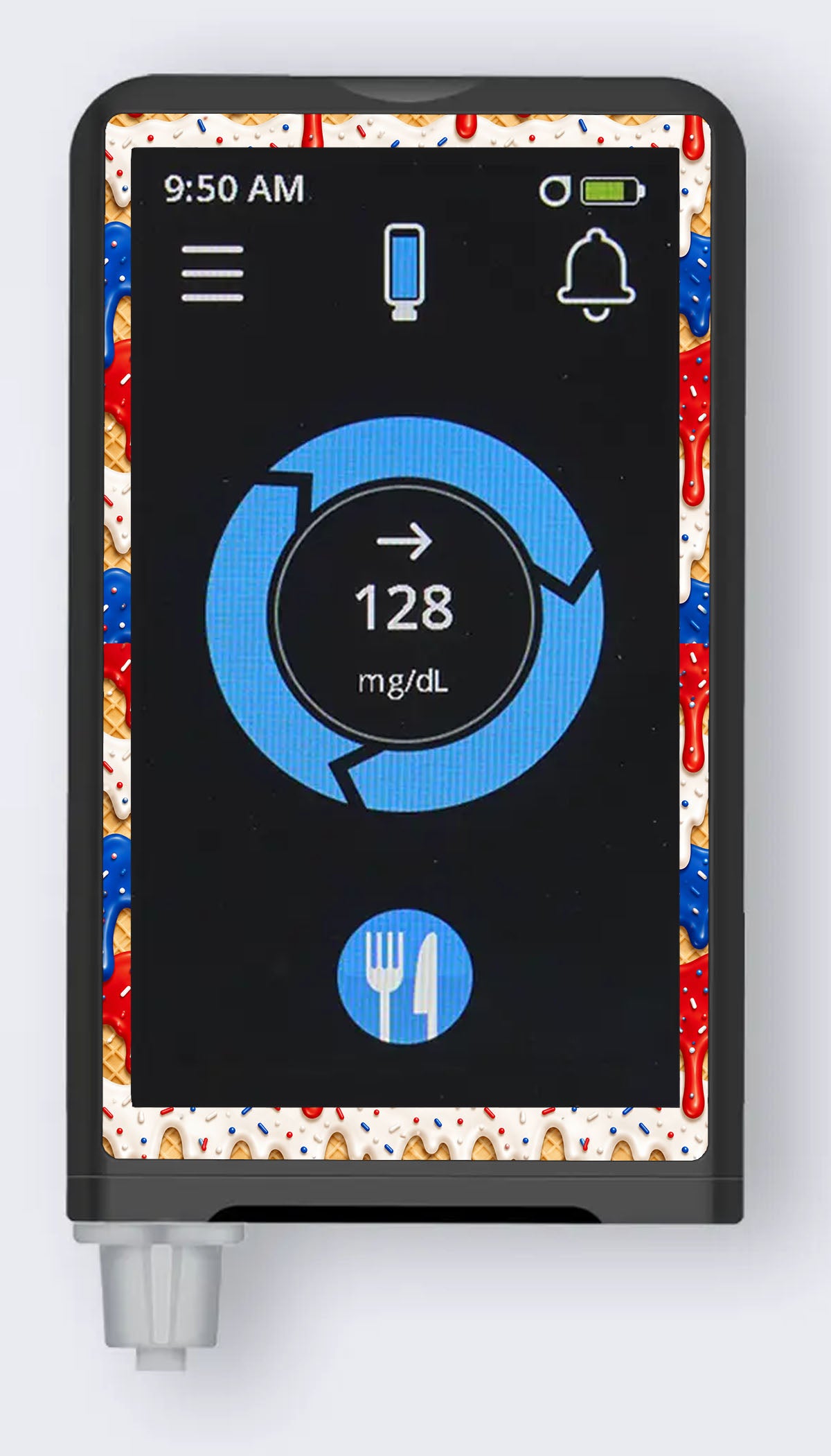 Patriotic Melt Sticker for the Beta Bionics iLet – Pump Peelz