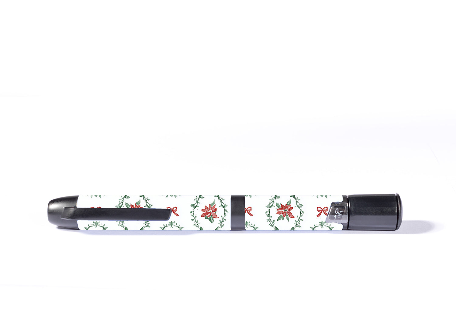 Poinsettia Parade InPen - Smart Insulin Pen Sticker - Pump Peelz