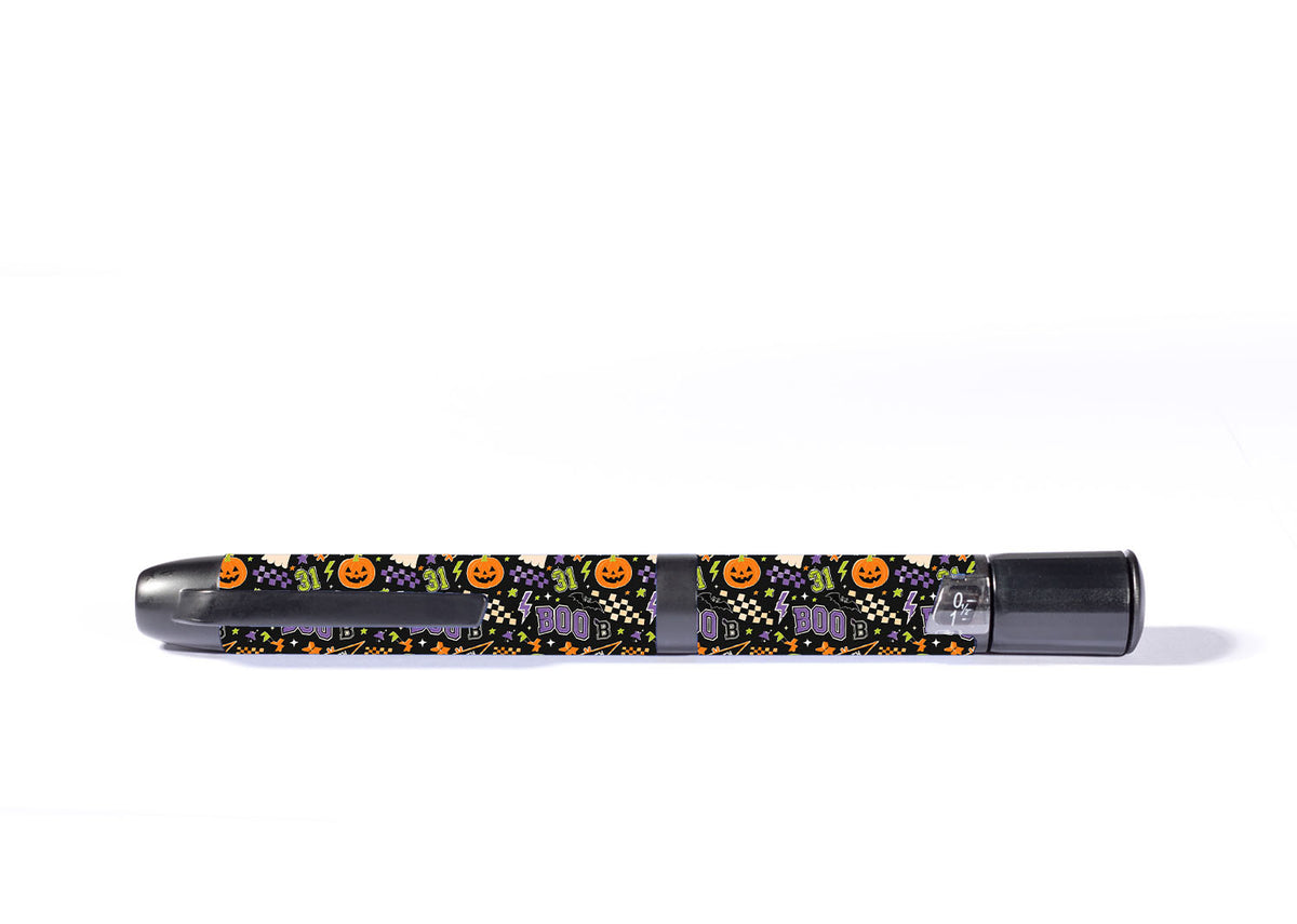 Boo Crew Varsity InPen - Smart Insulin Pen Sticker - Pump Peelz