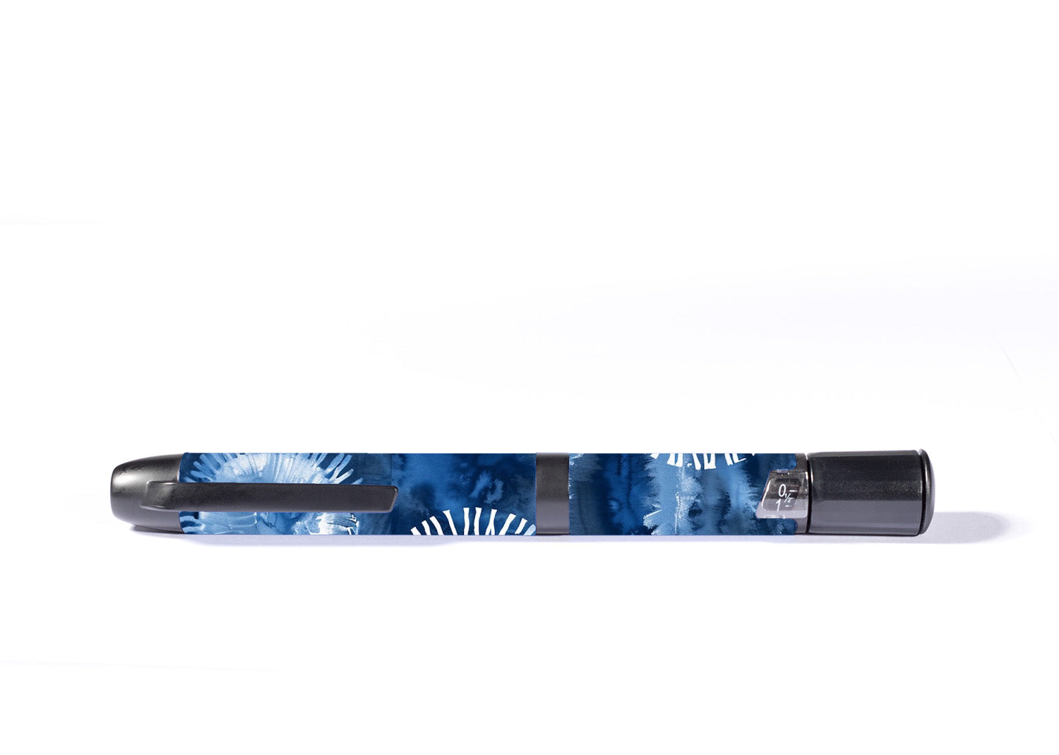 Monochrome Blue Tie Dye InPen - Smart Insulin Pen