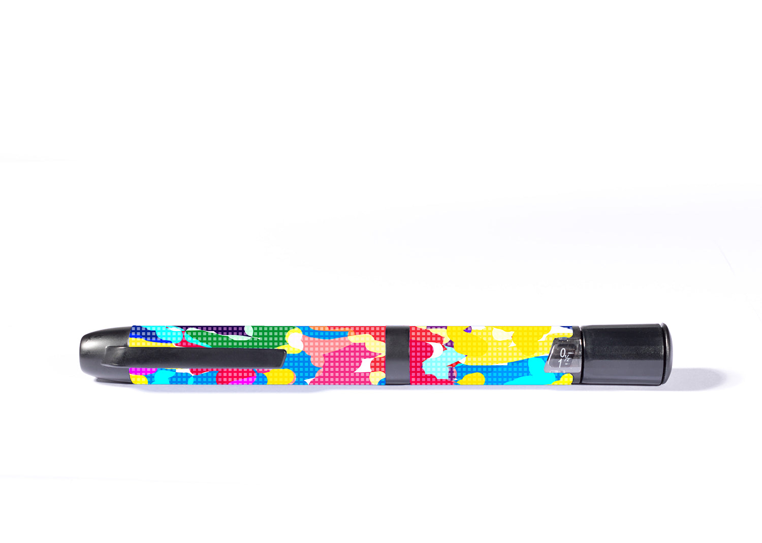 Pixel Splash Camo InPen - Smart Insulin Pen Sticker - Pump Peelz